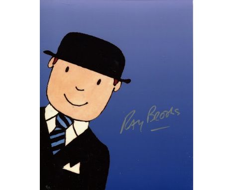 MR BENN, 8x10 photo signed by Ray Brooks who was the narrator of this wonderful Childrens TV series. Good Condition. All sign