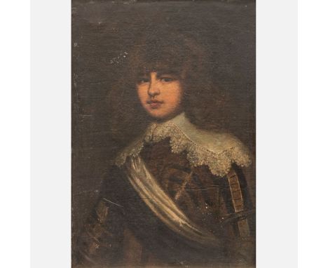 Justus Sustermans (1597-1681)-follower, portrait of Prince Waldemar Christian of Denmark  in court dress. Oil on canvas. Fram