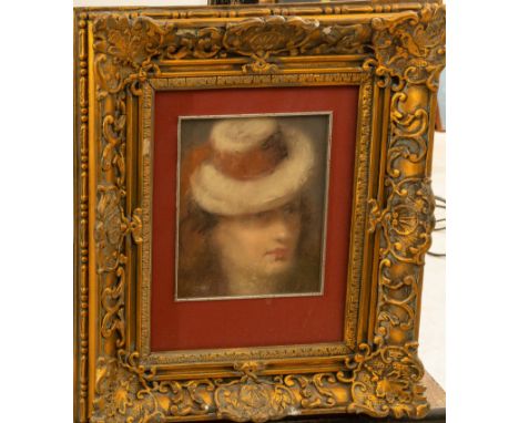Jozsef Rippl-Ronai ( 1861-1927) – attributed, Portrait of a lady, pastel on paper, remains of signature bottom left, framed. 