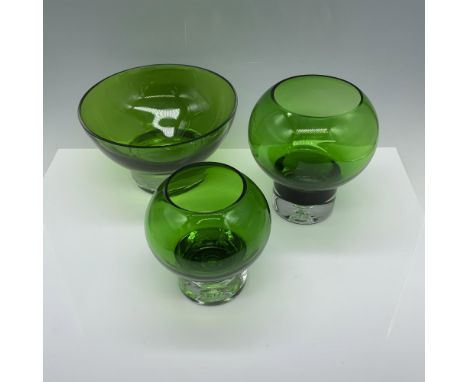 Funky assortment of vessels that can be used for holding items or for plants. Largest item measures 4.25"H x 7" dia. Issued: 