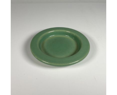 Serene jade green bowl with a gracefully curved shape. Rookwood stamp, XXX, and 6141E at the bottom of the bowl. Issued: 20th