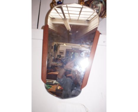 Retro Bevelled Mirror - 57cm h 