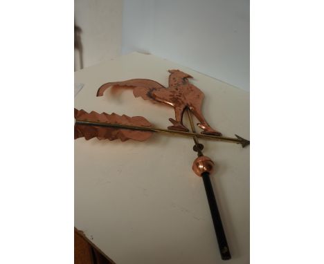 Cockerel Weather Vane Brass &amp; Copper - 32in