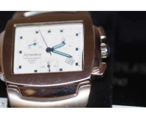 Gents Amadeus Chronograph Wristwatch (Currently Ticking)