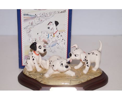 Royal Doulton 101 Dalmatians Patch, Rolly &amp; Freckles 