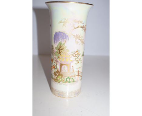 Carltonware Cylinder Chinese Vase