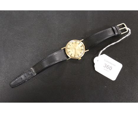 A ROTARY 17 JEWELS INCABLOC WRIST WATCH POSSIBLY 9 CARAT GOLD CASE (UNCHECKED )