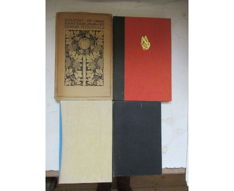 Rubiyat of Omar Khayam, illustrated by Willy Pogany, Harrap &amp; Co Ltd, 1946 edition; Butterflies by David Burnett, illustr