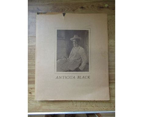 Antigua Black, by Gregson Davies, photos by Margo Davies, Scrimshaw Press, 1973 first edition with d-j&nbsp;