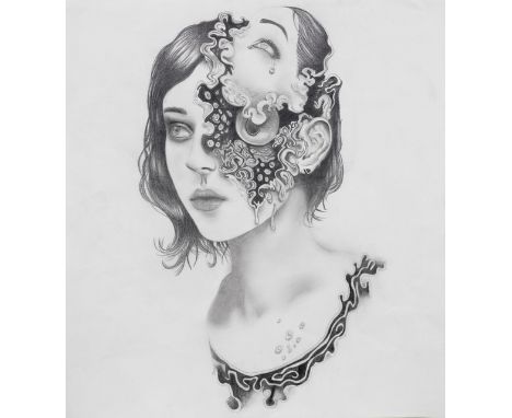 Thoughts from Within - Yvonne Lucban
Pencil on paper 400 x 427 mm Framed&nbsp;
ARTIST STATEMENT: My love of drawing with penc