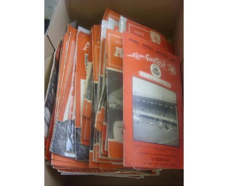 Arsenal, a collection of 75 home programmes in various condition from the 1950's, in various condition, 1950/51 (4), 1951/52 