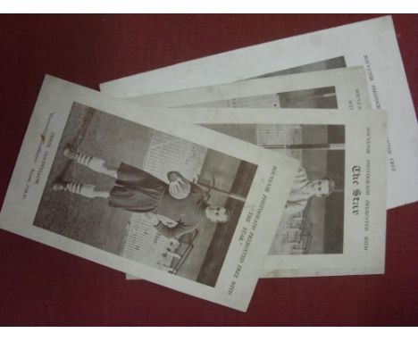 Sheffield Wednesday, 1938/1939 a collection of 7 portrait cards, presented free with the Telegraph and Star Newspaper, the pl