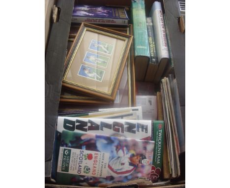 Various Sports, a collection of hundreds of different programmes and brochures from the 1950's onwards, a representation of R