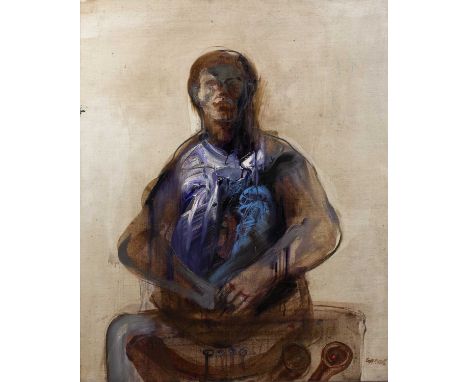 Robert Carroll (1934-2016)
Self-portrait, circa 1965
signed and dated (lower right)
oil on canvas
100 x 80cm.