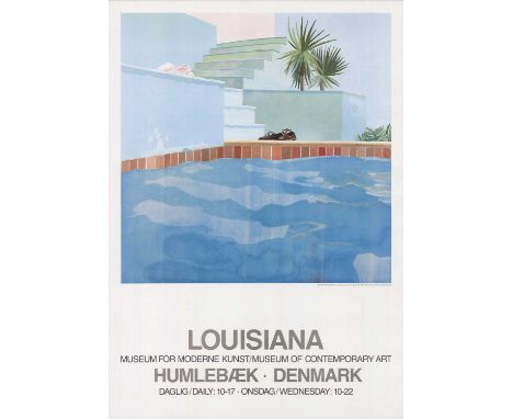 David Hockney (b.1937)
Pool and Steps
For Louisiana Museum for Moderne Kunst/Museum of Contemporary Art, Denmark
off-set lith