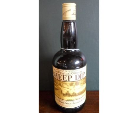 A bottle of Original Oldbury Sheep Dip, 8 Year Old Pure Malt Scotch Whisky, old bottling, 70cl, 40% vol.