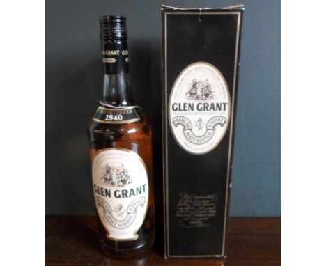 A bottle of Glen Grant Highland Malt Scotch Whisky, bottled in the 1980s, in original box, 75cl, 40% vol.
