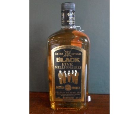 A bottle of Black Five Millionaires 1977 Club Scotch Whisky, 1L, 43% vol.