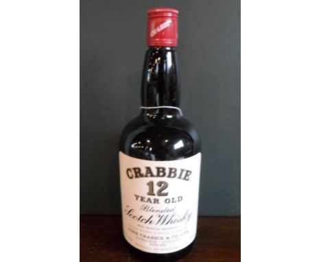 A bottle of Crabbie Blended Scotch Whisky, aged 12 years, bottled in the 1970s, 75cl, 40% vol.