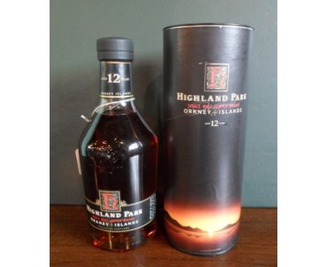 A bottle of Highland Park Single Malt Scotch Whisky, aged 12 years, old dumpy bottling, 70cl, 40% vol.