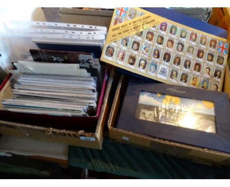 A quantity of stamps, first day covers and presentation set, GB and all world.