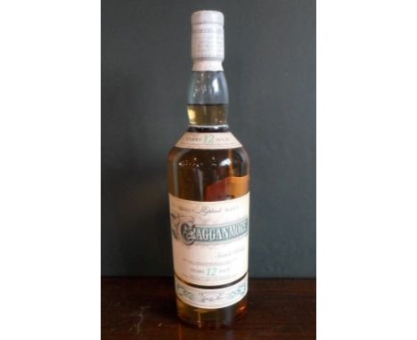 A bottle of Cragganmore Single Highland Malt Scotch Whisky, aged 12 years, bottled in the 1970s, 75cl, 40% vol.