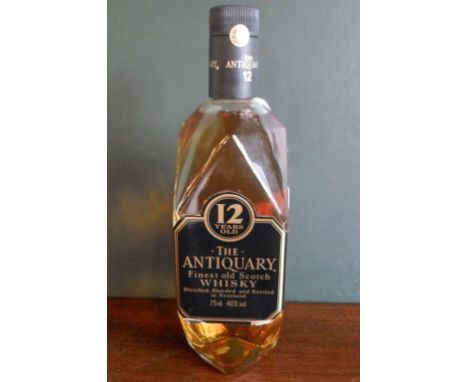A bottle of Antiquary Finest Old Scotch Whisky, aged 12 years, 75cl, 40% vol.