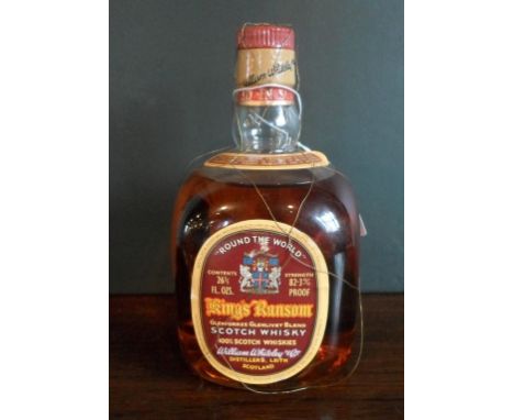 A bottle of King's Ransom "Round The World" Scotch Whisky, bottled in the 1960s, 26 2/3rds
fl oz, (82.3% proof).