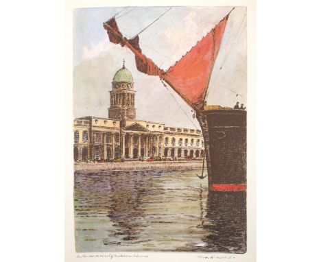 Mitchell, Flora. Vanishing Dublin. 1966, Dublin: Allen & Figgis, First Edition. 4to, green cloth gilt. Illustrated with 50 fu