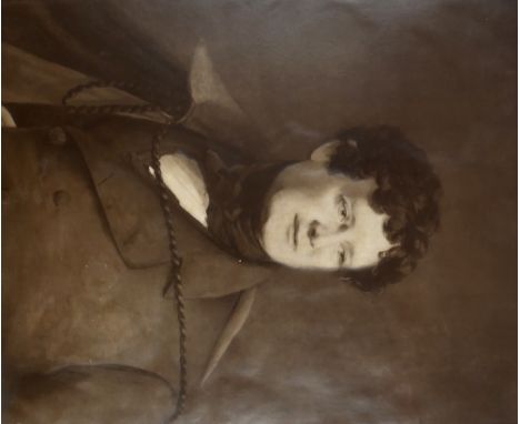Daniel O'Connell portrait. A monochrome print after Sir David Wilkie, attractively framed. 25 by 20in. (63.5 by 50.8cm) Forme
