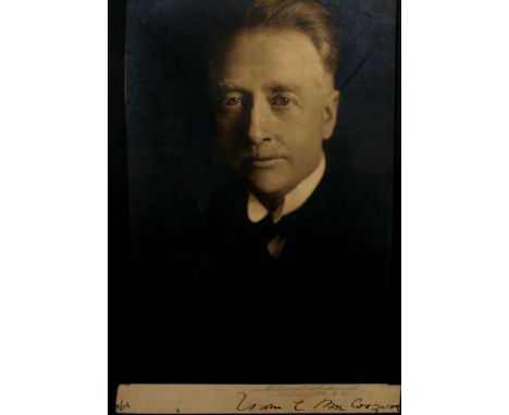 1928 WT Cosgrave, signed photograph. A studio portrait photograph of the President of the Executive Council of the Irish Free