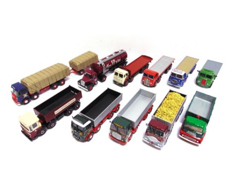 ELEVEN 1/50 SCALE DIECAST MODEL COMMERCIAL VEHICLES  comprising Corgi Classics Code 3 and special commission conversions, var