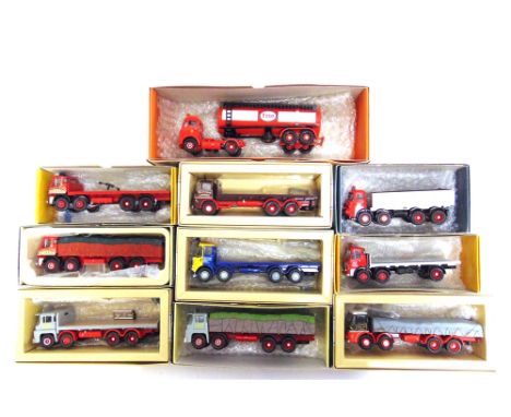 TEN 1/50 SCALE DIECAST MODEL COMMERCIAL VEHICLES  comprising Corgi Classics Code 3 and special commission conversions, variab