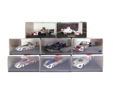EIGHT 1/43 SCALE TROFEU DIECAST MODEL RACING CARS  comprising a No.1201, Porsche 936, no.5 Ickx / Pescarolo / Mass, Le Mans 1