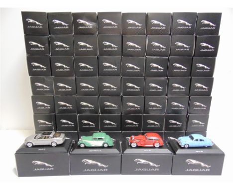 SIXTY 1/43 SCALE ATLAS EDITIONS JAGUAR COLLECTION DIECAST MODEL CARS  each boxed (unchecked for detail parts).