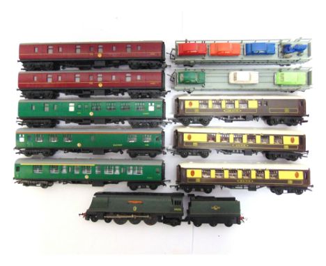 [OO GAUGE]. A MISCELLANEOUS COLLECTION  comprising a Tri-ang No.R356/R38, B.R. Battle of Britain Class 4-6-2 tender locomotiv