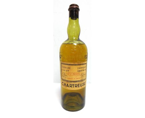 [LIQUEUR]. CHARTREUSE  L. Garnier, Voiron, one bottle (75% proof). Condition Report : Level mid shoulder. Condition reports a