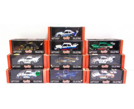 TEN 1/43 SCALE QUARTZO DIECAST MODEL RACING CARS  comprising a No.3001, Porsche Kremer K3 'Numero Reserve', 1st Le Mans 1979;