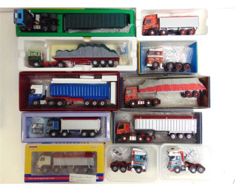ELEVEN 1/50 SCALE DIECAST MODEL COMMERCIAL VEHICLES  comprising Corgi Classics Code 3 and special commission conversions (eig