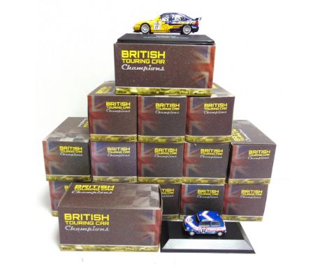 FIFTEEN 1/43 SCALE ATLAS EDITIONS BRITISH TROURING CAR DIECAST MODELS  each mint or near mint and boxed.