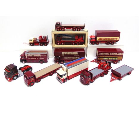 ELEVEN 1/50 SCALE DIECAST MODEL SHOWMAN'S VEHICLES  comprising Corgi Classics Code 3 and special commission conversions (nine