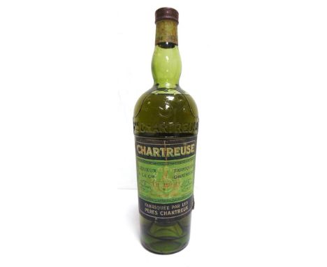 [LIQUEUR]. CHARTREUSE  L. Garnier, Voiron, one bottle (96% proof). Condition Report : Level upper shoulder. Condition reports