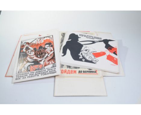 The Soviet Political Poster
Comprising 32 loose facsimiles of soviet era posters from the 1897-1944, together with an explana