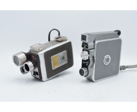 A pair of cine cameras to include a Meopta Admira 8F camera and a Brownie Movie Camera both in carry cases (2). Untested. 