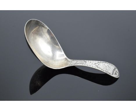 George III caddy spoon. 9.5 grams. 