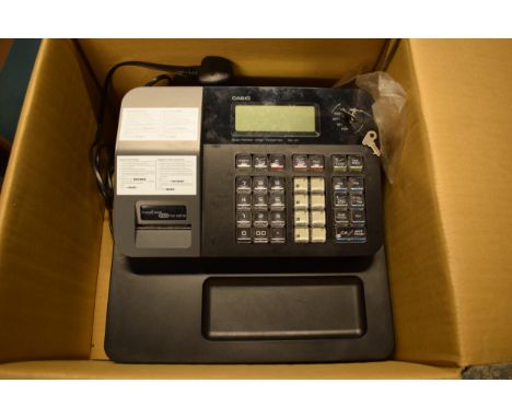 Boxed Casio SE-G1 electronic cash register. Untested. 