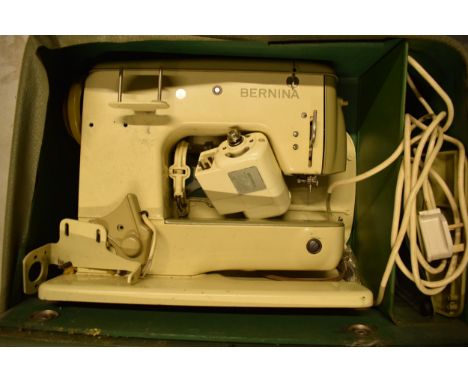 Vintage cased Bernina Model 700 sewing machine with instructions. Untested. 