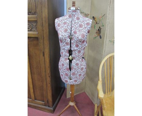 A Female Dressmaker's Mannequin on Stand.