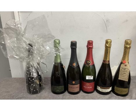 Sparkling Wine - M. Hostomme Rose Champagne; Other Prosecco &amp; Sparkling Wines, (6 Bottles)