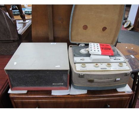 Two portable reel to reel tape player/ recorder one by Ferguson. (2)